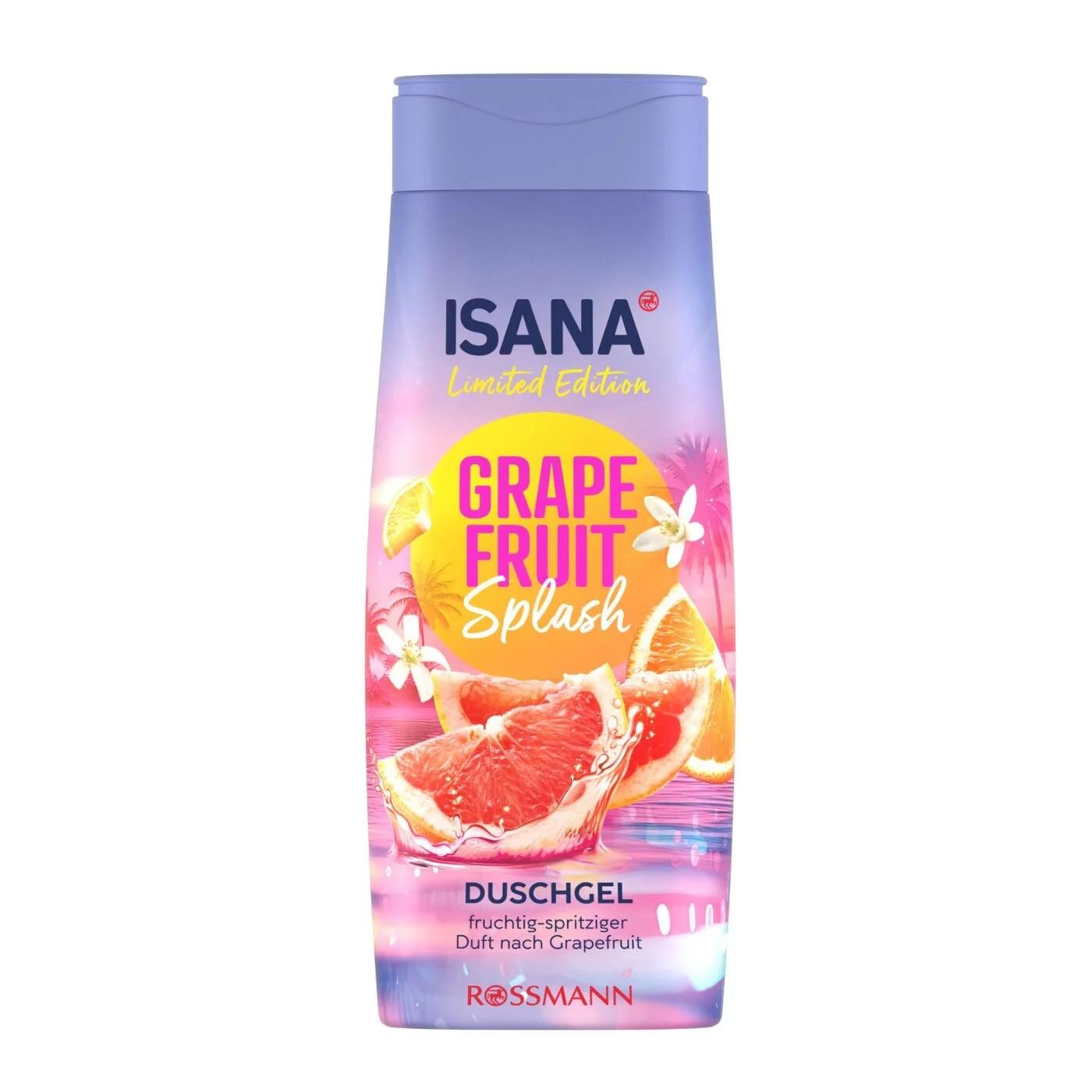 Isana Grapefruit Shower Gel for Refreshing Cleanse 300ml