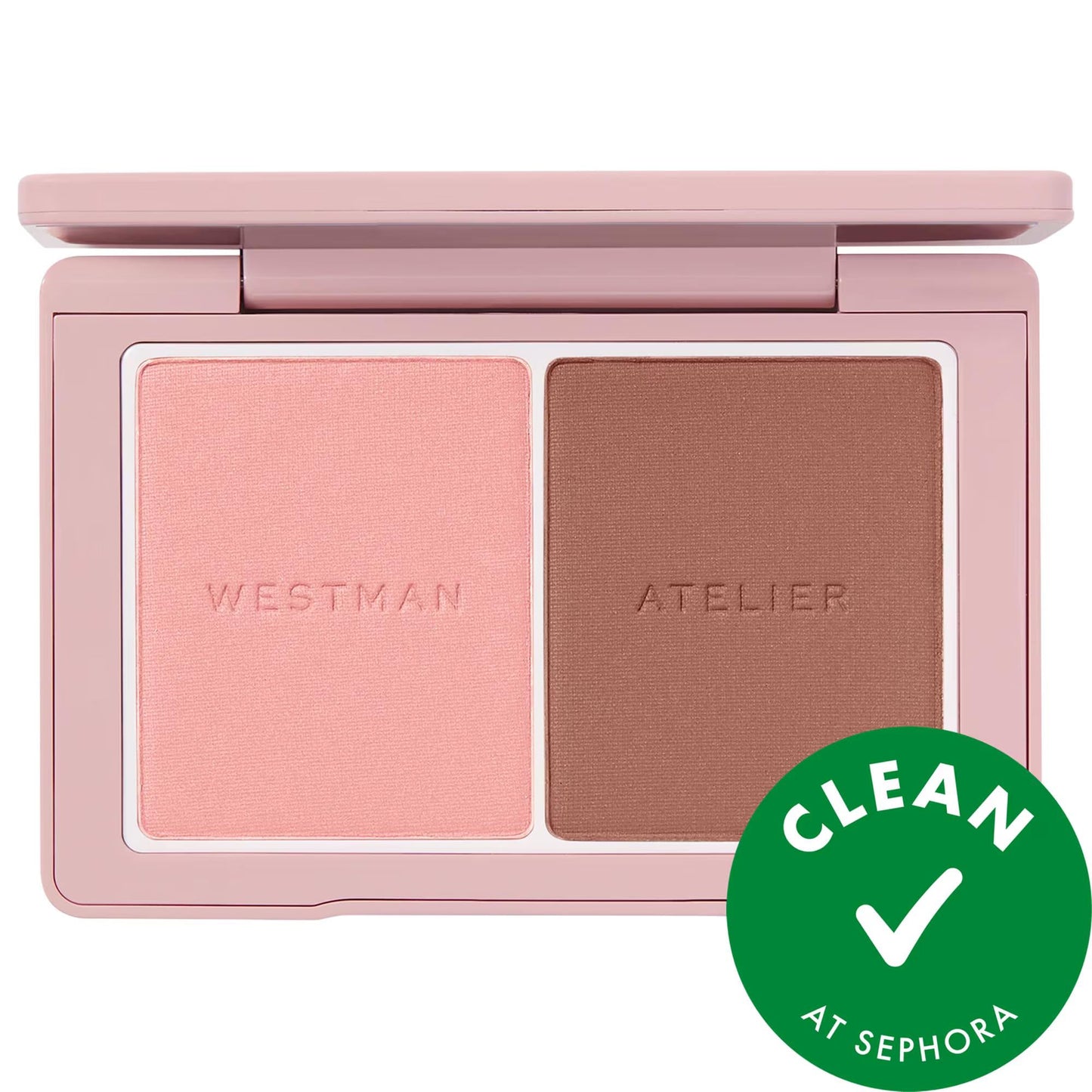 Baby Cheeks: Powder Blush Duo - Natural Dimension, Talc-Free, Buildable, Cruelty-Free Matte Blush for Healthy-Looking Skin