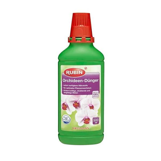 Rubin Orkide Besini: Vibrant Orchid Fertilizer for Blooms & Growth | Essential Nutrients, Trace Elements, Plant Food (16.91 fl oz)
