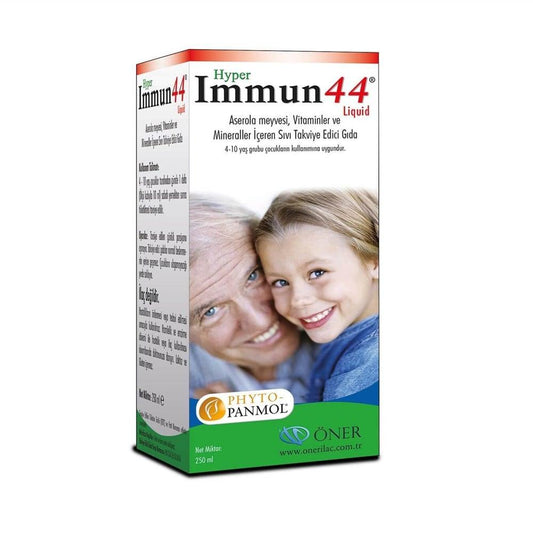 Hyper Immun 44 Liquid Vitamin Supplement - Natural Multivitamin with PHYTO-PANMOL Technology, 150 ML