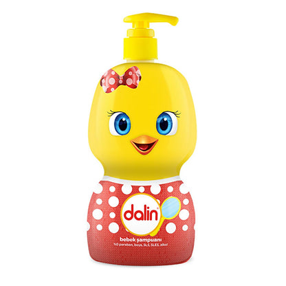 Dalin Gentle Baby Shampoo with Fun Designs - Hypoallergenic & Dermatologically Tested, 16.91 fl oz