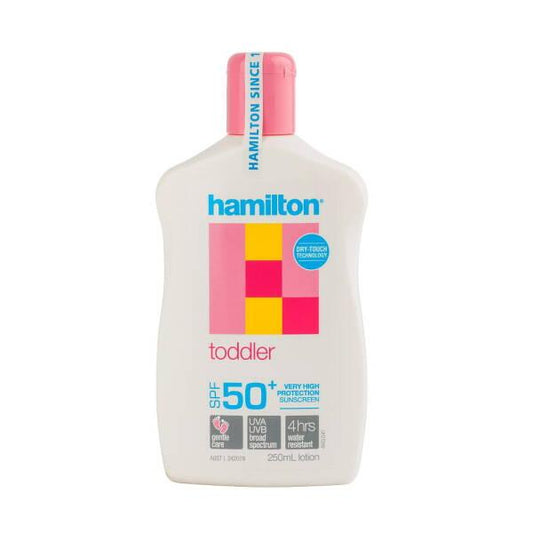 Hamilton SPF50+ Sunscreen Lotion for Children - Hypoallergenic, Water-Resistant, 8.45 fl oz