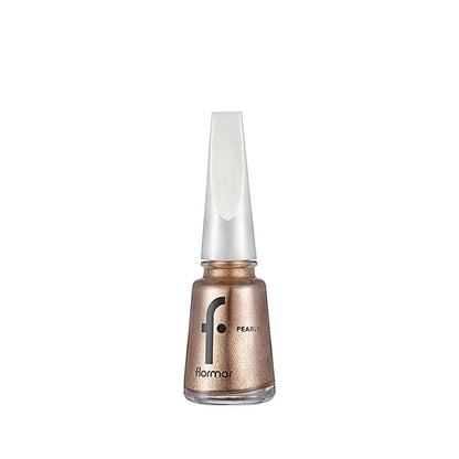 Flormar Long-Lasting Pearl Finish Nail Polish - Rich Life PL451, 6-Day Wear, Shimmer Effect, Elegant Nail Color for Women