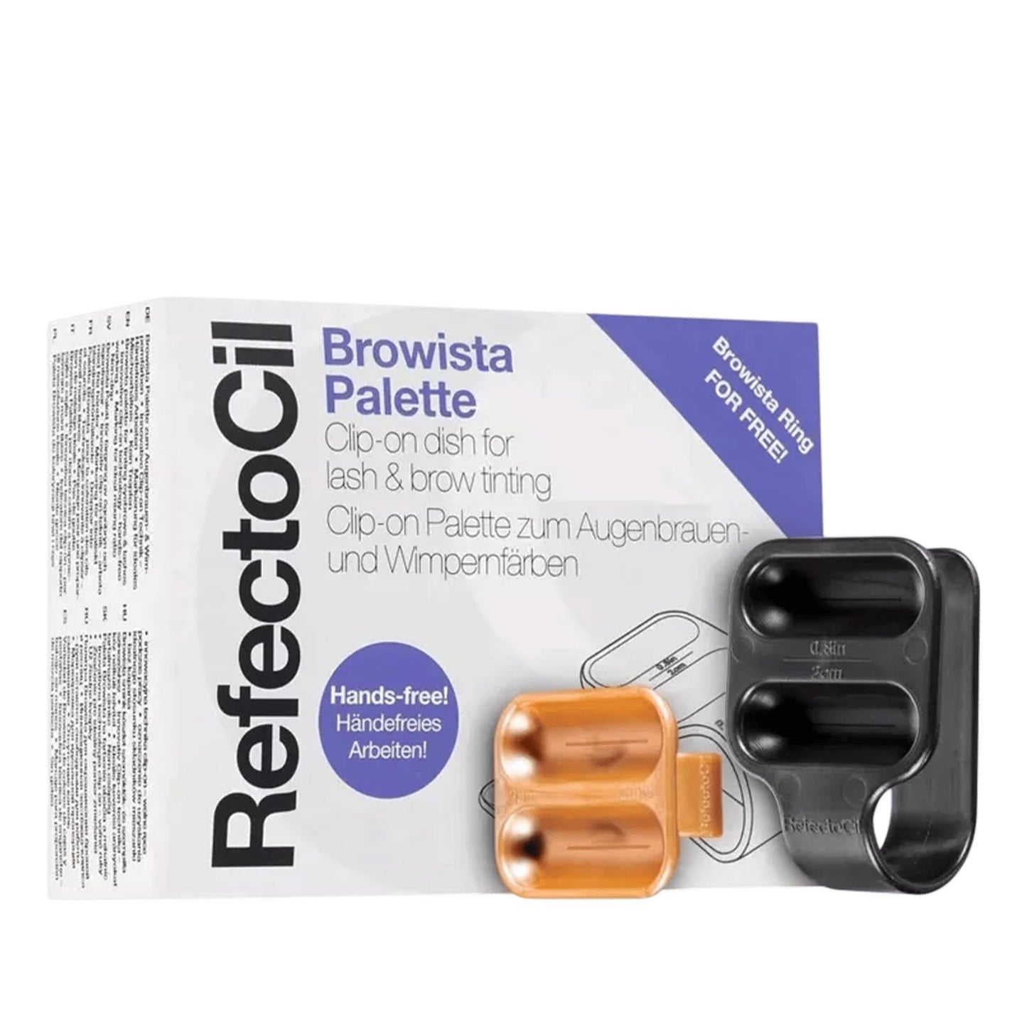 RefectoCil Brovista Palette 2-Compartment Mixing Dish