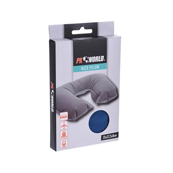KPM Velvet Comfort Neck Pillow: Travel Neck Support for Sleeping - Airplane, Car, Train - Portable & Easy Clean