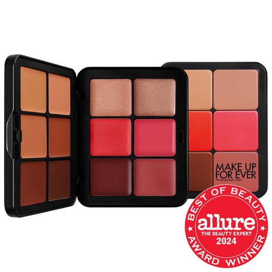 HD Skin Face Essentials by HD Skin - Longwear Full Face Cream Makeup Palette for Customizable Foundation & Concealer