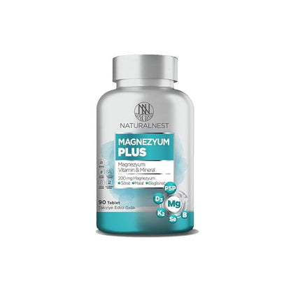 Naturalnest Magnesium Plus Supplement 90 Tablets