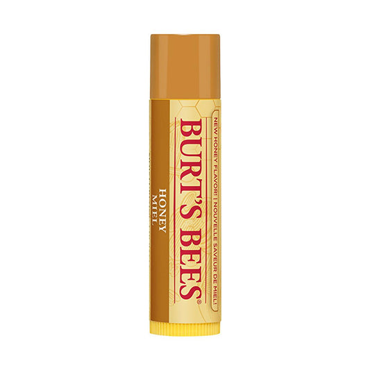 Burt's Bees Natural Lip Balm with Honey - 100% Natural Formula, Moisturizes & Nourishes Dry Lips, Chemical-Free, Portable - Burt's Bees Honey Lip Balm
