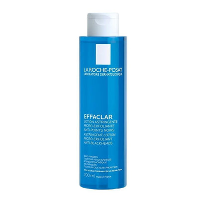 La Roche-Posay Effaclar Micro-Peeling Toner 200ml - Pore-Tightening for Acne-Prone Skin