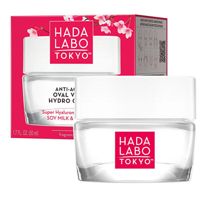 Hada Labo Tokyo Anti-Wrinkle Hydrating Face Cream - Super Hyaluronic Acid Moisturizer for Radiant, Younger-Looking Skin