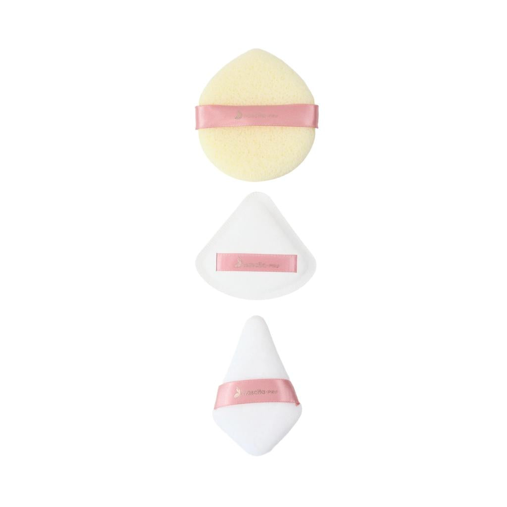 Nascita 3-Piece Makeup Powder Puff Set (Set 2)