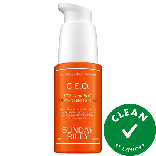 Dr. Dennis Gross Skincare C.E.O. 15% Vitamin C Brightening Serum - Anti-Aging, Dark Spot Correction, Clean Beauty