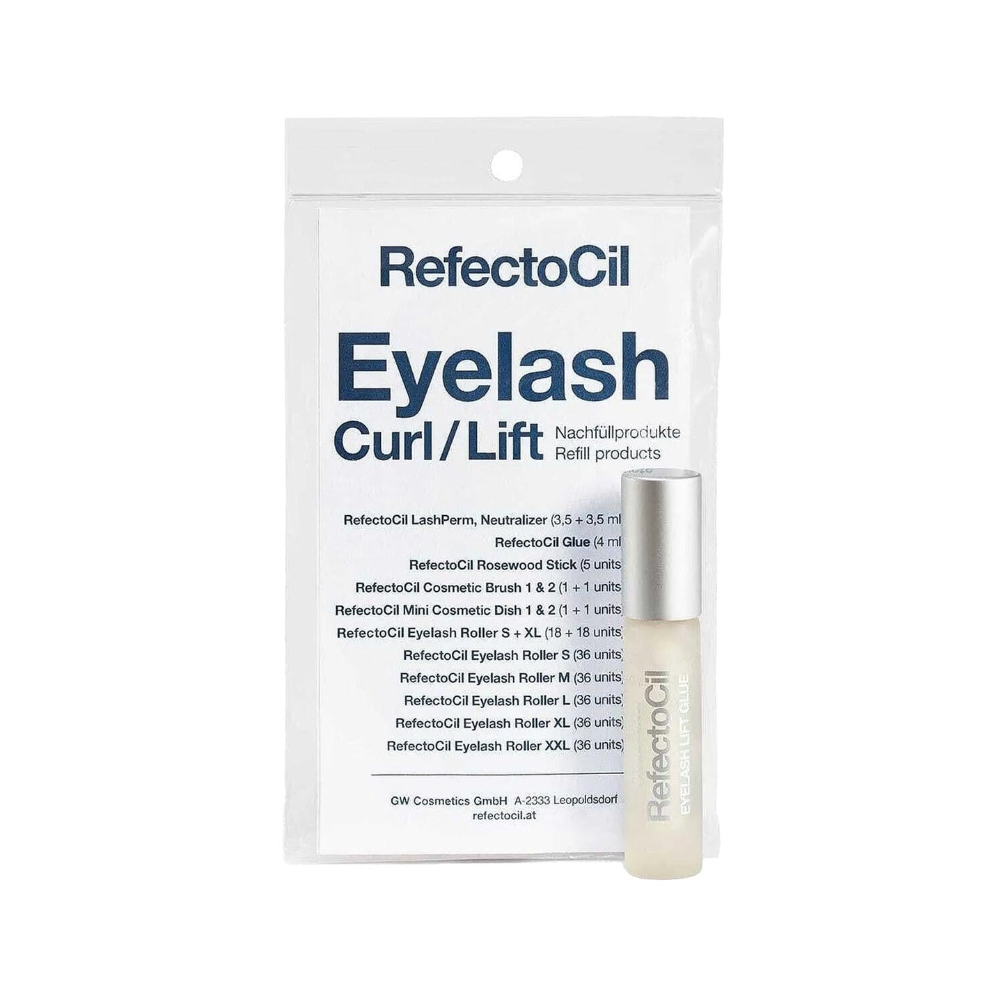 RefectoCil Eyelash Lift&Curl Adhesive 4ml - Professional Lash Lift Glue for Eyelash Enhancement