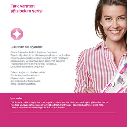 Ya Da Multicosmetics Mellito Toothpaste with Calcium Carbonate 75 ml