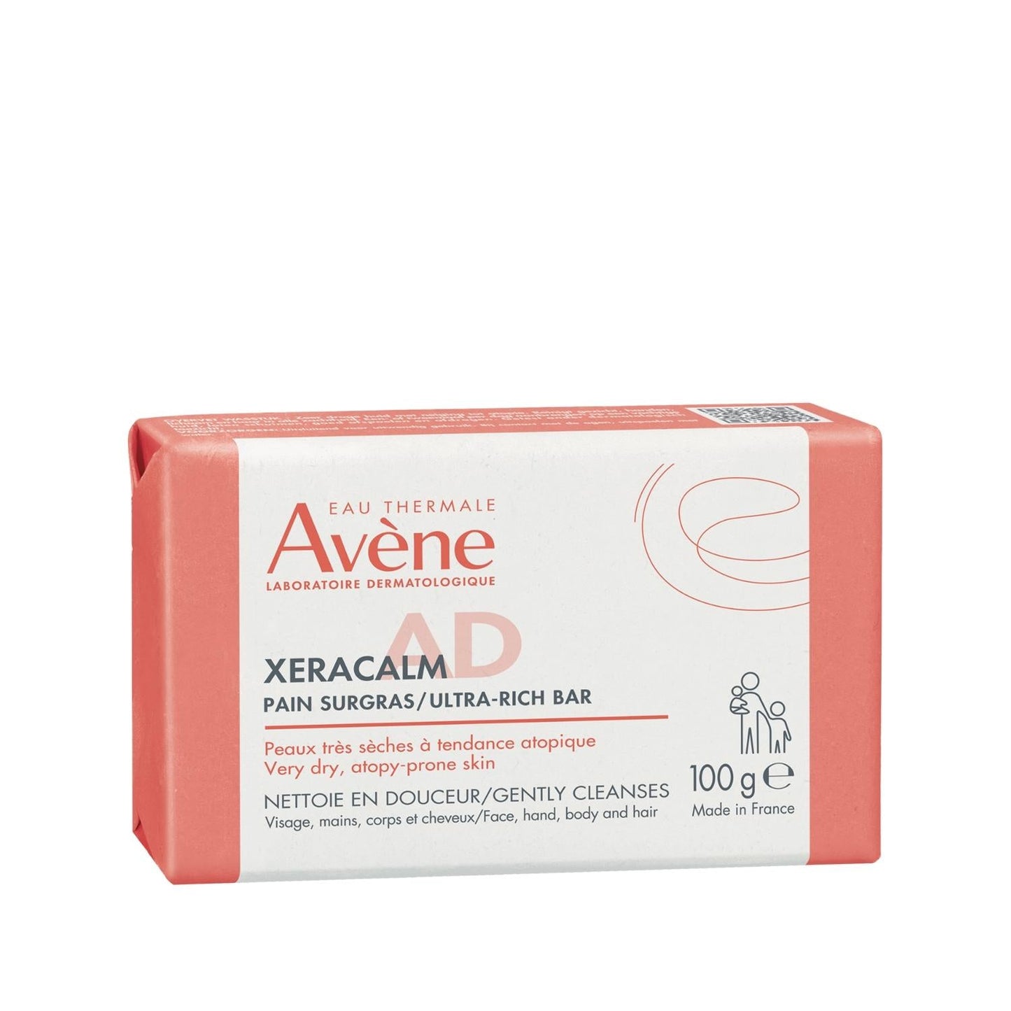 Avene XeraCalm A.D Ultra-Rich Cleansing Bar 100g