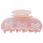 Emi Jay Sweetheart Pink Pixie Hair Claw Clip: Secure, Fashionable Crystal & Biodegradable Acetate Clip for All Hair Types