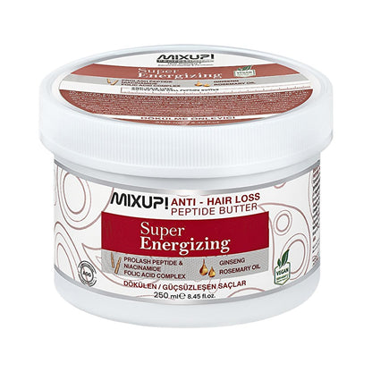 Mixup. Super Energizing Hair Growth Oil: Anti Hair Loss Treatment with Peptide, Rosemary & Ginseng Oil for Fast Hair Growth & Breakage Repair, 250ml