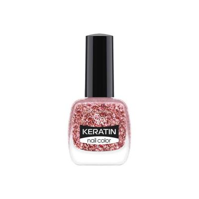 Golden Rose Keratin Nail Polish - Long Lasting & Cruelty-Free, 408