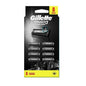 Gillette Mach3 Charcoal Razor Blades - 8 Count Pack for Smooth Shaving Experience