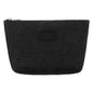 Eklips Black Linen Makeup Bag
