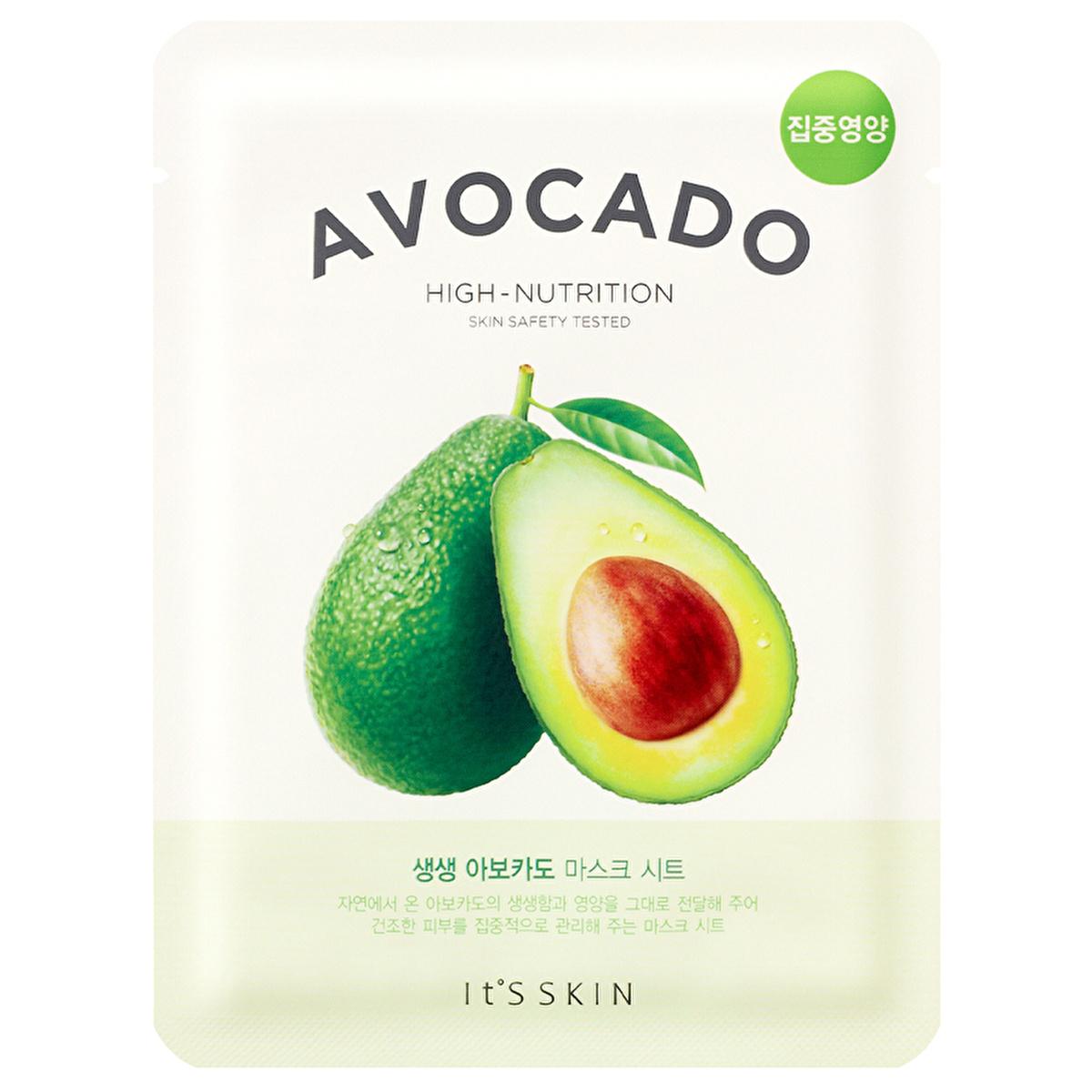 It'S SKIN Avocado Sheet Mask: Hydrating & Nourishing Face Mask for Natural Skincare | Vitamin-Enriched Korean Mask
