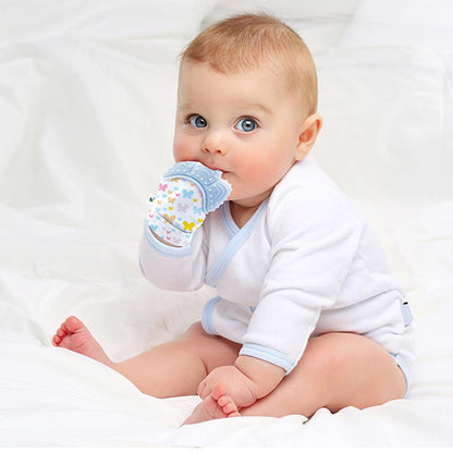 Babyjem Baby Teething Glove - Soft Teething Relief for Infants, Comfortable Hand Teether with Textured Surface