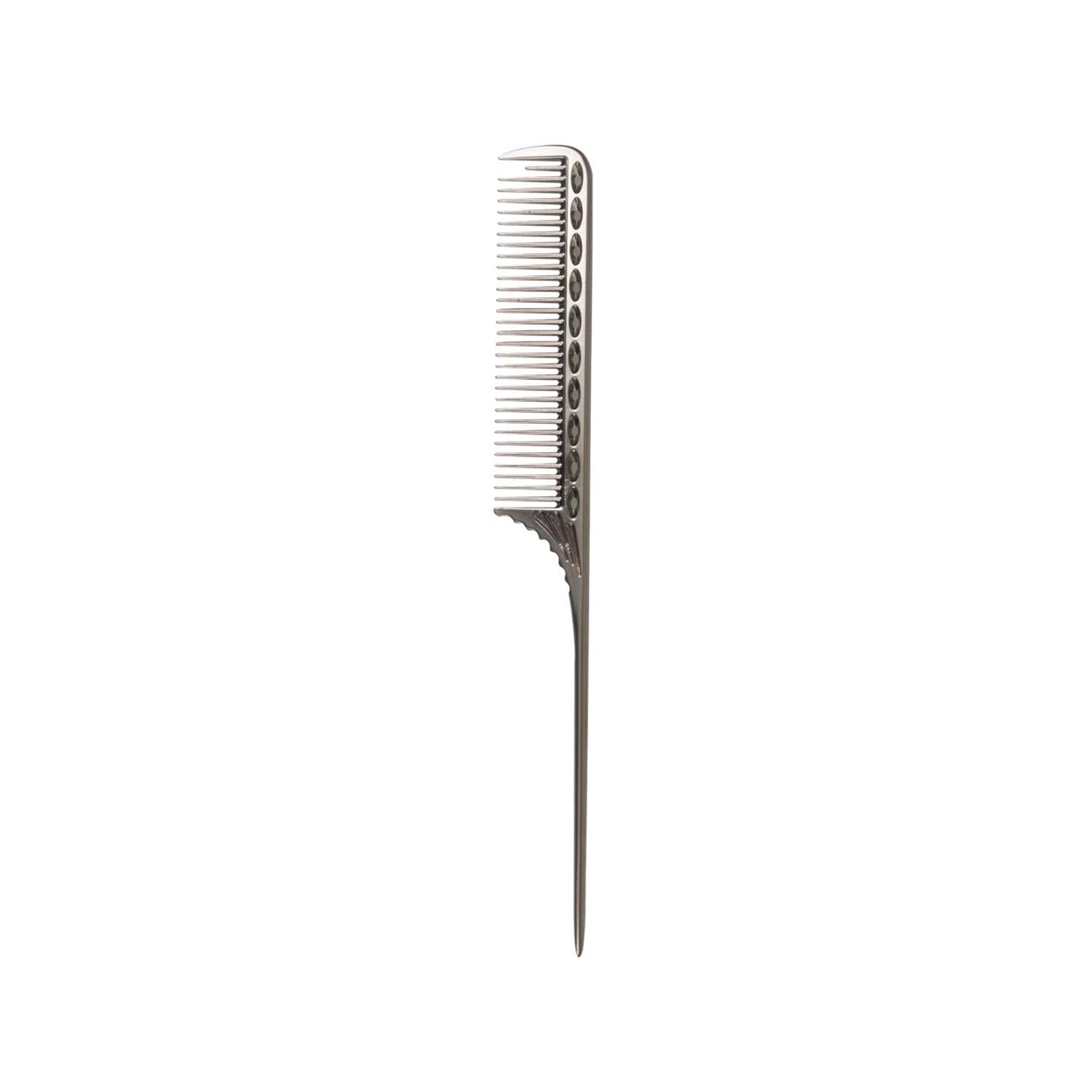 Trina Tekli Aluminum Hair Comb - Silver, Durable & Simple Hair Styling Tool