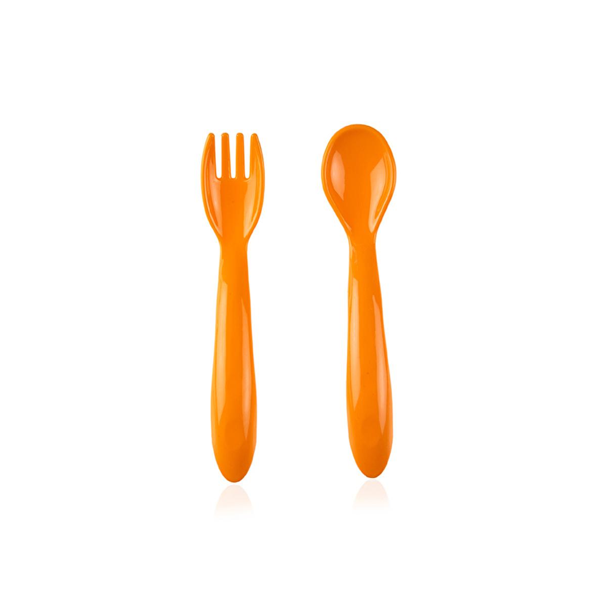 Babyjem Baby Utensil Set - Soft Baby Cutlery & Dishwasher Safe Feeding Tools for Self-Feeding Infants