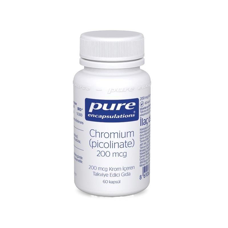 Pure Chromium Picolinate Essential Mineral Support 60 Capsules