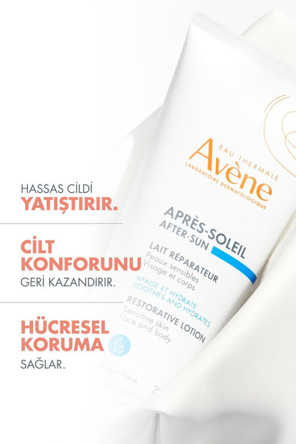 Avene After Sun Repair Moisturizing Lotion - Soothe and Hydrate Skin After Sun Exposure