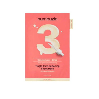 Numbuzin No.3 Tinglepore Softening Sheet Mask 1 Count