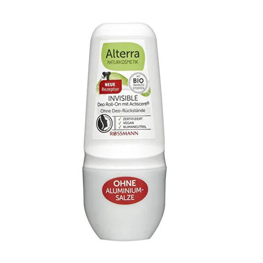 Alterra Natural Bamboo Deodorant Roll-On for Sensitive Skin - Vegan, Aluminum-Free, 1.69 fl oz