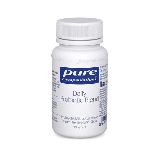 Pure Daily Probiotic Supplement - 30 Vegan Probiotic Capsules for Digestive Health & Immune System Support