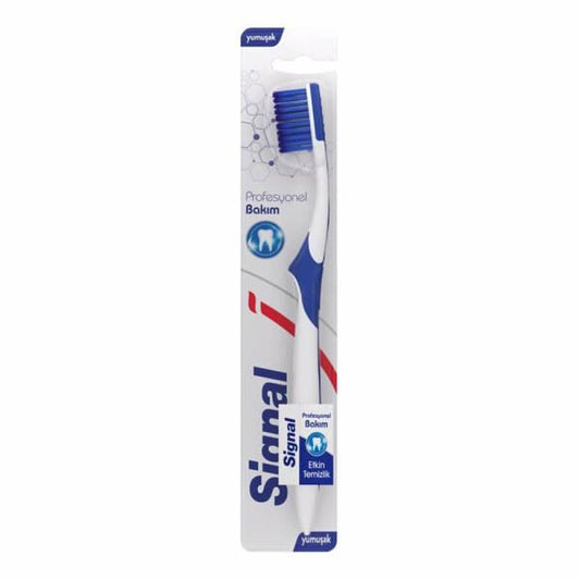 Signal Manual Toothbrush - Soft Bristle Toothbrush for Gentle Cleaning & Oral Hygiene