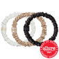 Slip Silk Skinny Scrunchies - 3 Pack: Gentle, Anti-Crease Hair Ties for Breakage Prevention & Healthy Hair