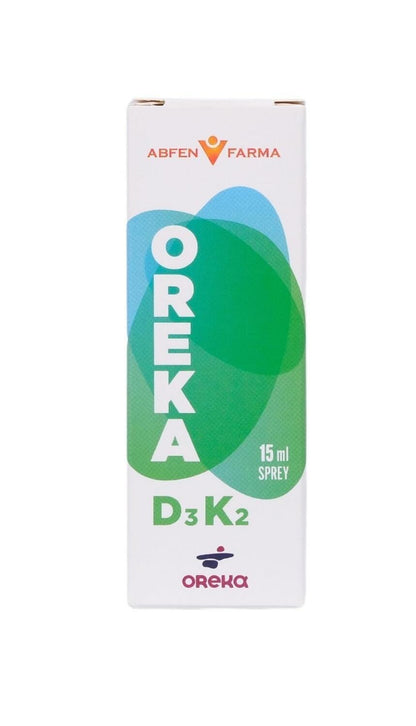 Oreka Vitamin D3K2 Spray 15ml - Boost Bone Health & Cardiovascular Wellness
