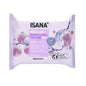 Isana 3-in-1 Facial Cleansing Wipes for Dry & Sensitive Skin - Gentle Makeup Remover Wipes, Alcohol Free - 25 Count
