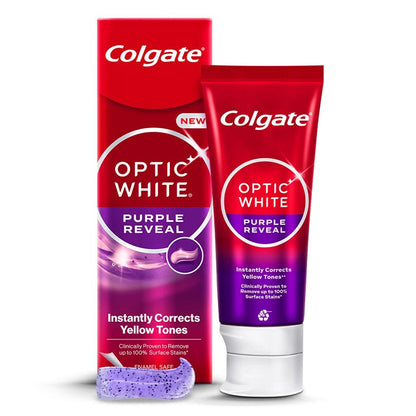 Colgate Optic White Purple Reveal Color-Correcting Toothpaste 75ml
