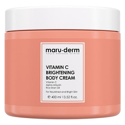 Maruderm Vitamin C Illuminating Body Cream - Hydrate & Even Skin Tone for Women | 400 ml