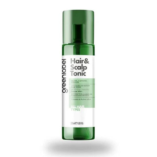 Greenlabel Hair & Scalp Tonic - Biotin, Caffeine, Keratin for Hair Loss Treatment, 6.76 fl oz