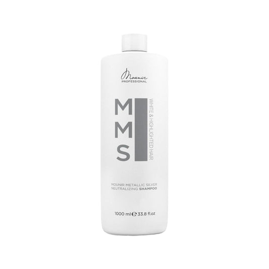 Mounir Silver Hair Shampoo for Gray & White Hair - Neutralizing, 1000ml