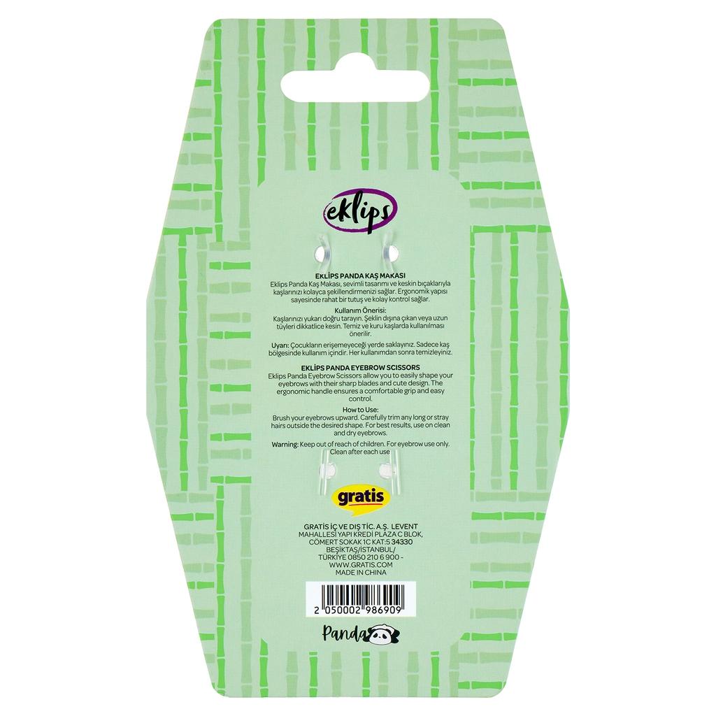 Eklips Panda Eyebrow Scissors for Precise Grooming