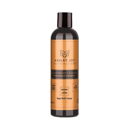 Ashley Joy Dark Color Treated Hair Shampoo: Lavender Raspberry Formula, Kinoa & Chia Seed for Color Protection & Nourishment, Argan & Sweet Almond Oil, 8.45 fl oz