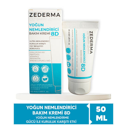 Zederma 8D Intense Moisturizing Cream with Hyaluronic Acid 50 ml