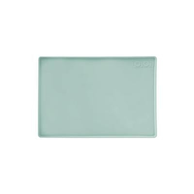 Oioi Silicone Service Mat - Non-Stick Baking Mat, Easy Clean, Heat Resistant Food Prep & Microwave/Oven Safe - River Green