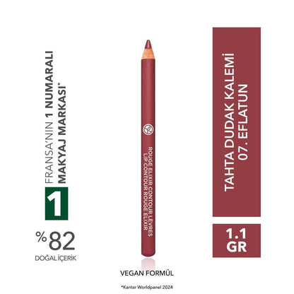 Wooden Lip Liner Pencil for Defined Lips