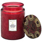 Voluspa Goji & Tarocco Orange Glass Jar Candle - Long-Lasting Citrus Fragrance, Coconut Wax, 140 Hours Burn Time