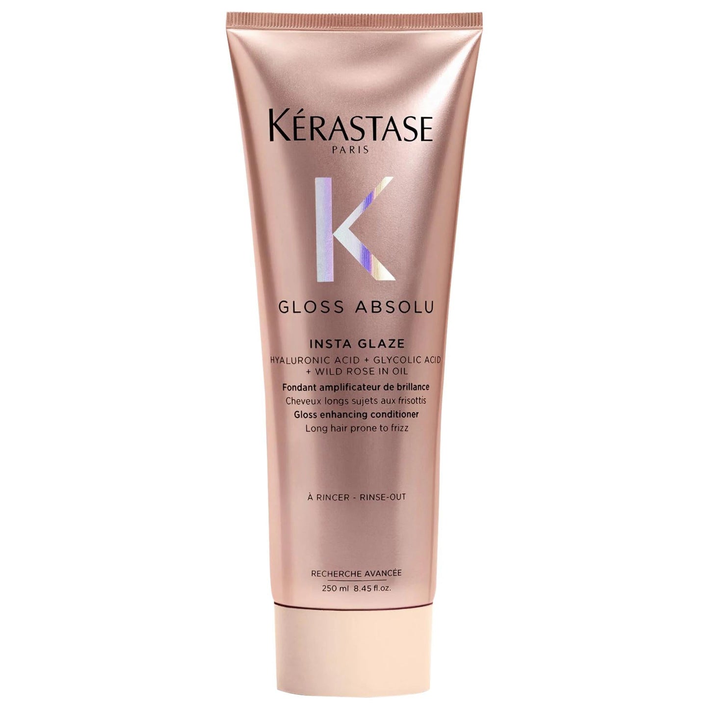 Gloss Absolu: High-Shine Anti-Frizz Conditioner - Intense Hydration, Smoothness & Glossy Finish with Hyaluronic & Glycolic Acid