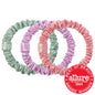 Slipsilk™ Skinny Scrunchies 3-Pack: Anti-Crease, Anti-Breakage Silk Hair Ties for Gentle, Damage-Free Hold & Healthy Hair