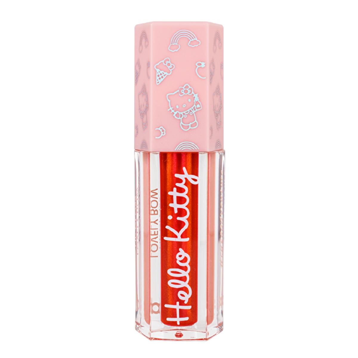 Soda Hello Kitty Lip Gloss - Non-Sticky, Compact, Shiny Finish for Matte Lipsticks - Kawaii Cosmetics